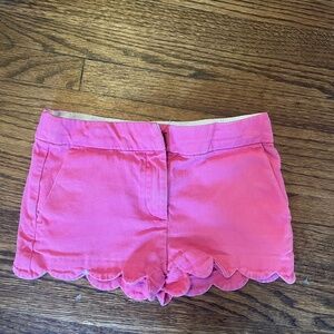 J Crew scallop hem toddler shorts